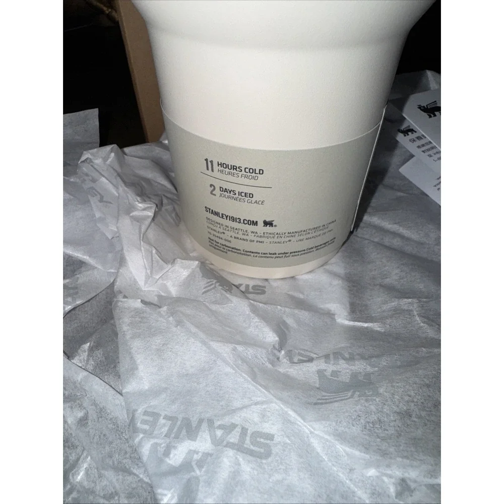 Stanley Cream Co40 oz Stainless Steel Quencher Pro Tour Tumbler- New With Tags - Picture 5 of 7